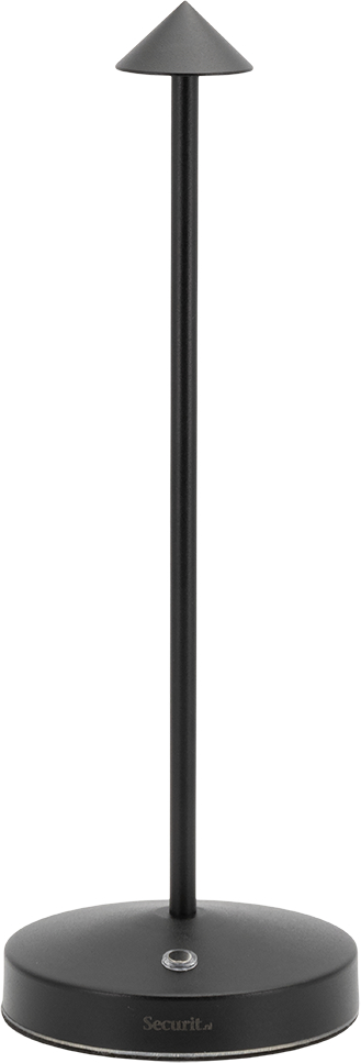 SECURIT Lampe de table ANGELINA LP-AN-BL noir, batterie, dimmable