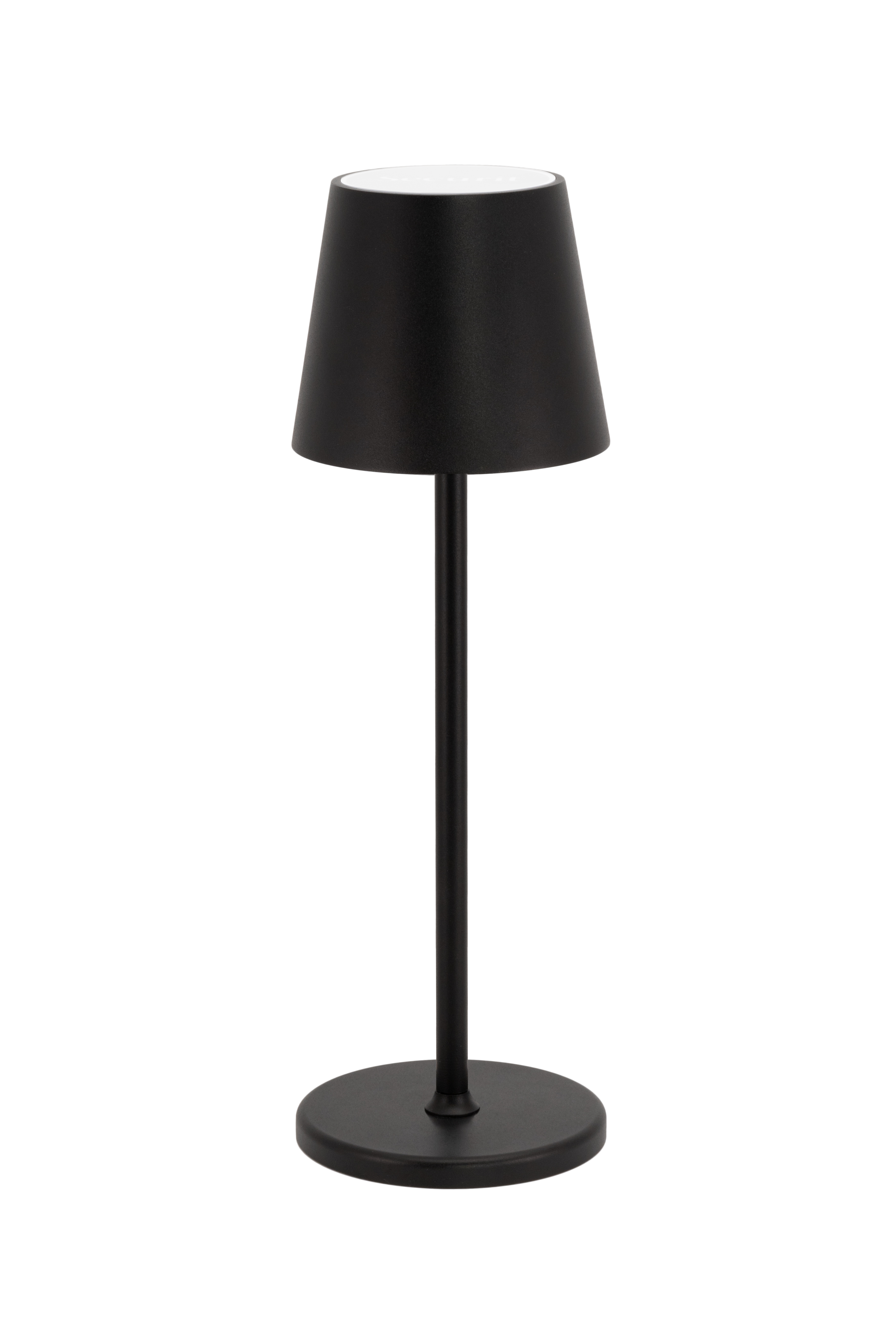 SECURIT Lampe de table FELINE LP-FE-BL noir, batterie, dimmable