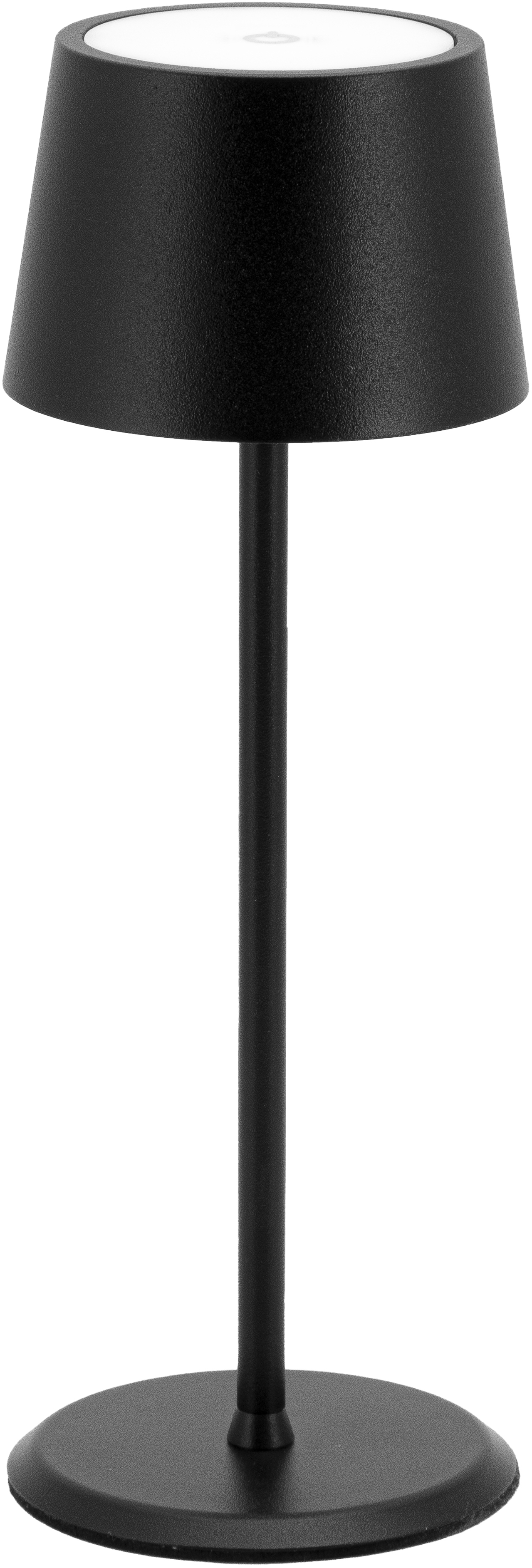 SECURIT Lampe de table MONTE CARLO LP-MC-BL noir, batterie, dimmable