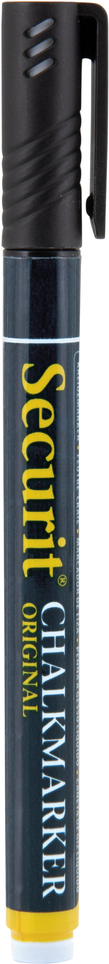 SECURIT Marker Craie 1-2mm SMA100-BL noir