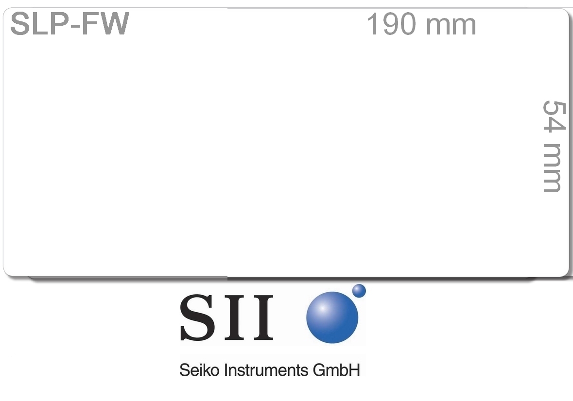 SEIKO Etiquettes classeur 54x190mm SLP-FW blanc 110 pcs. blanc 110 pcs.