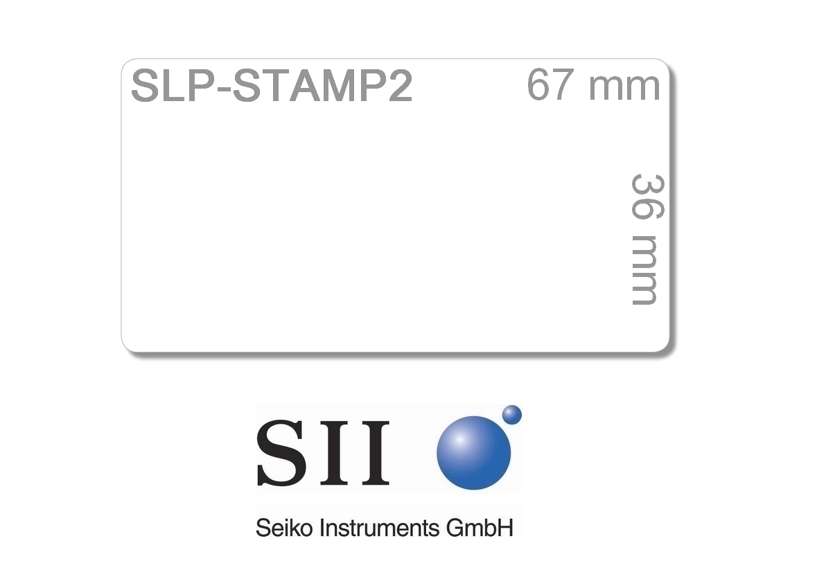 SEIKO Etiquettes timbres 36x67mm SLPSTAMP2 blanc 2x310 pcs.