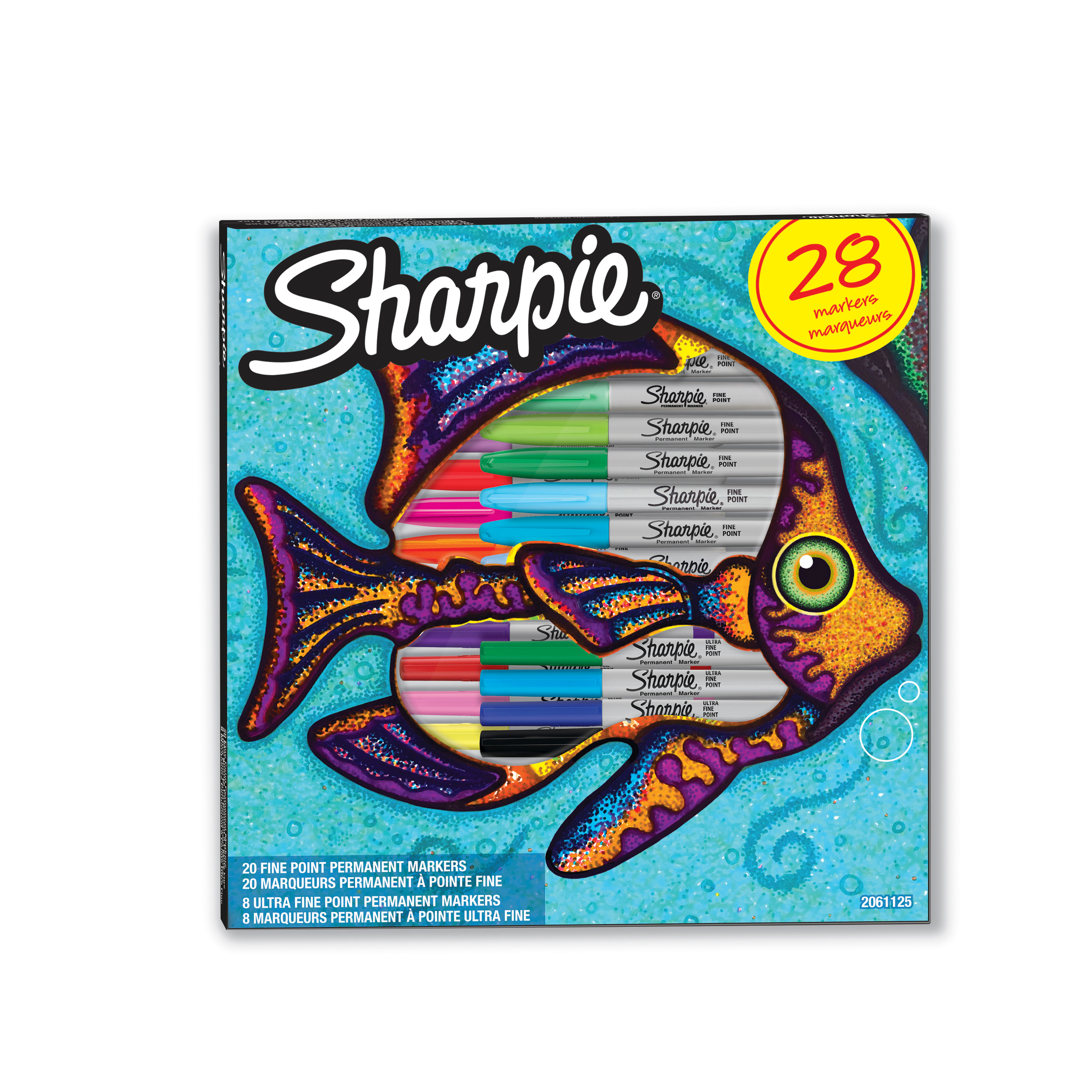 SHARPIE Permanent Marker Sharpie Set 2061125 Fish 28 pcs.