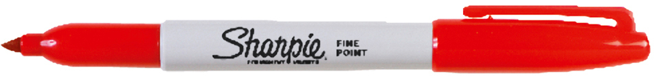 SHARPIE Permanent Marker Fine 1mm S0810940 rouge