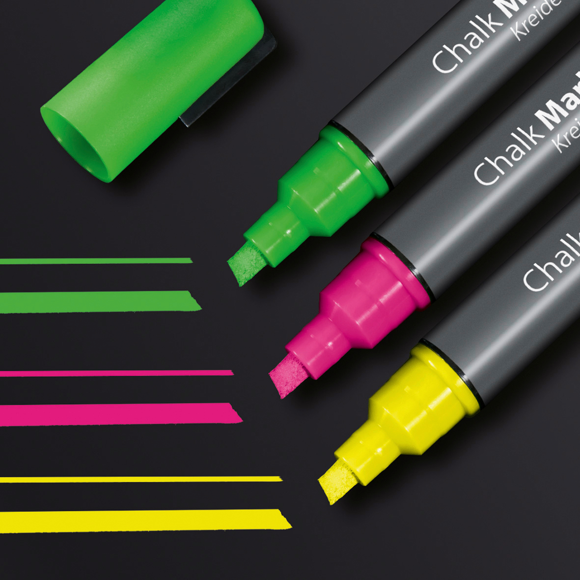 SIGEL Chalk Marker 1-5mm BA182 3 couleurs