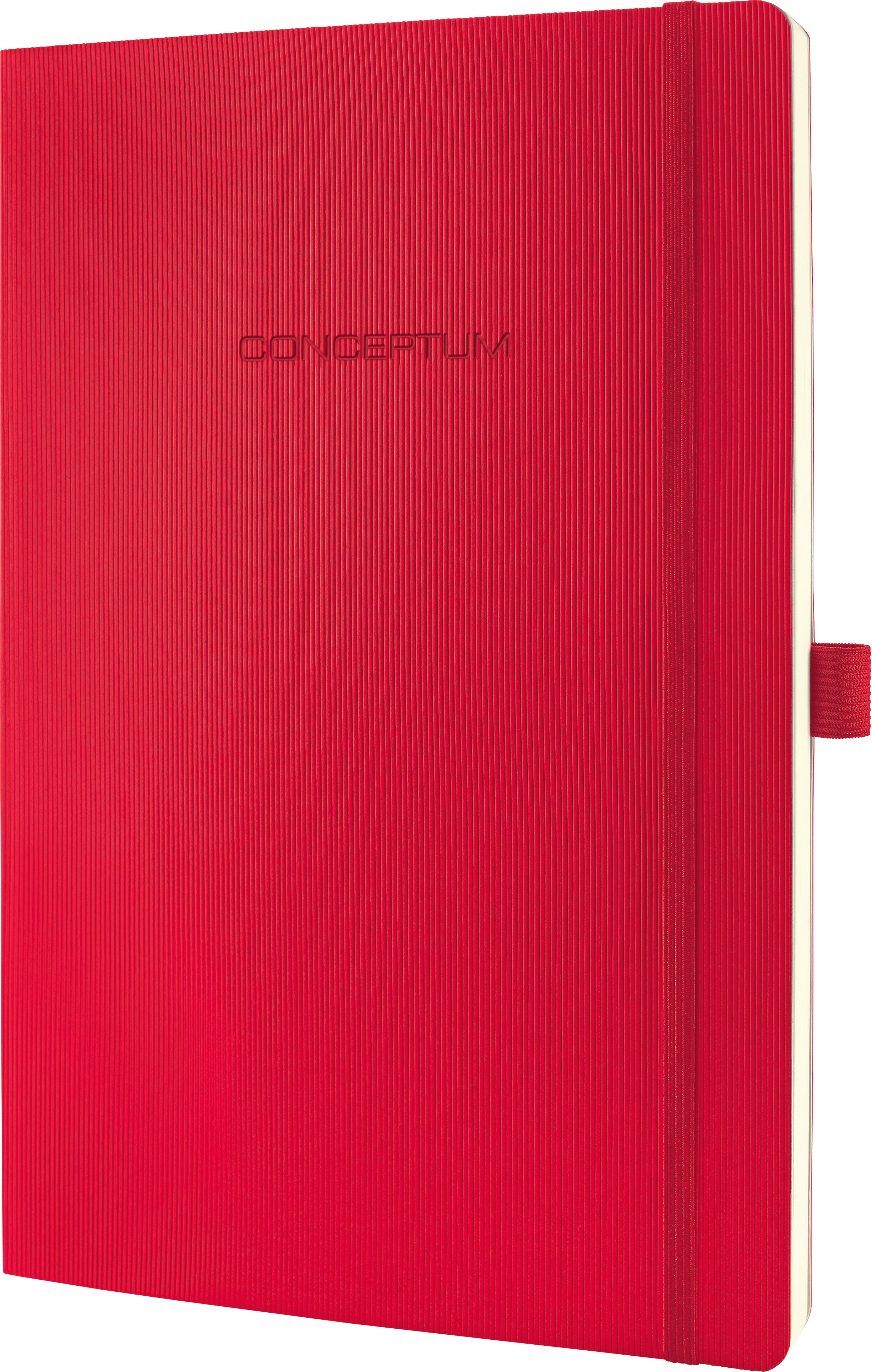 SIGEL Carnet SOFTCOVER CO315 ligné,red 187x270x14mm ligné,red 187x270x14mm
