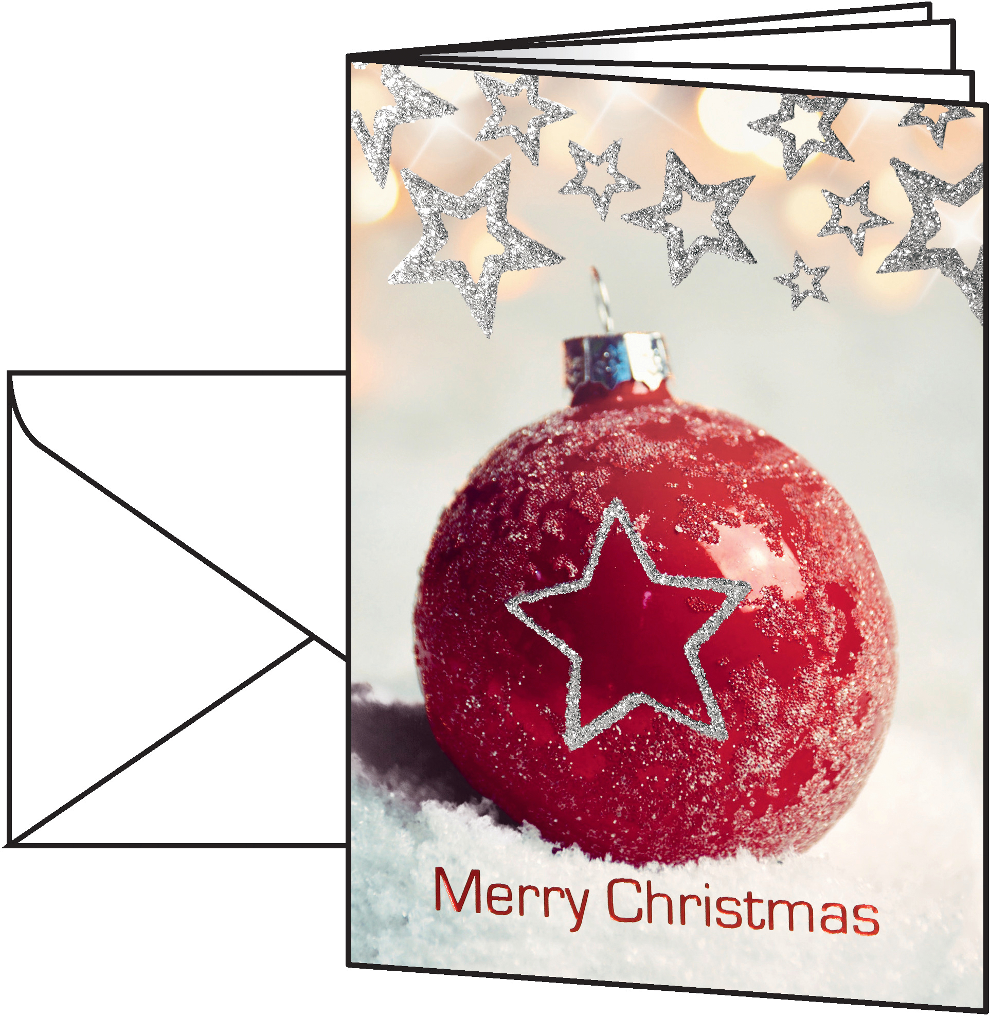 SIGEL Carte Noël/Enveloppe A6/A5 DS060 220+100g 10+10 pcs.