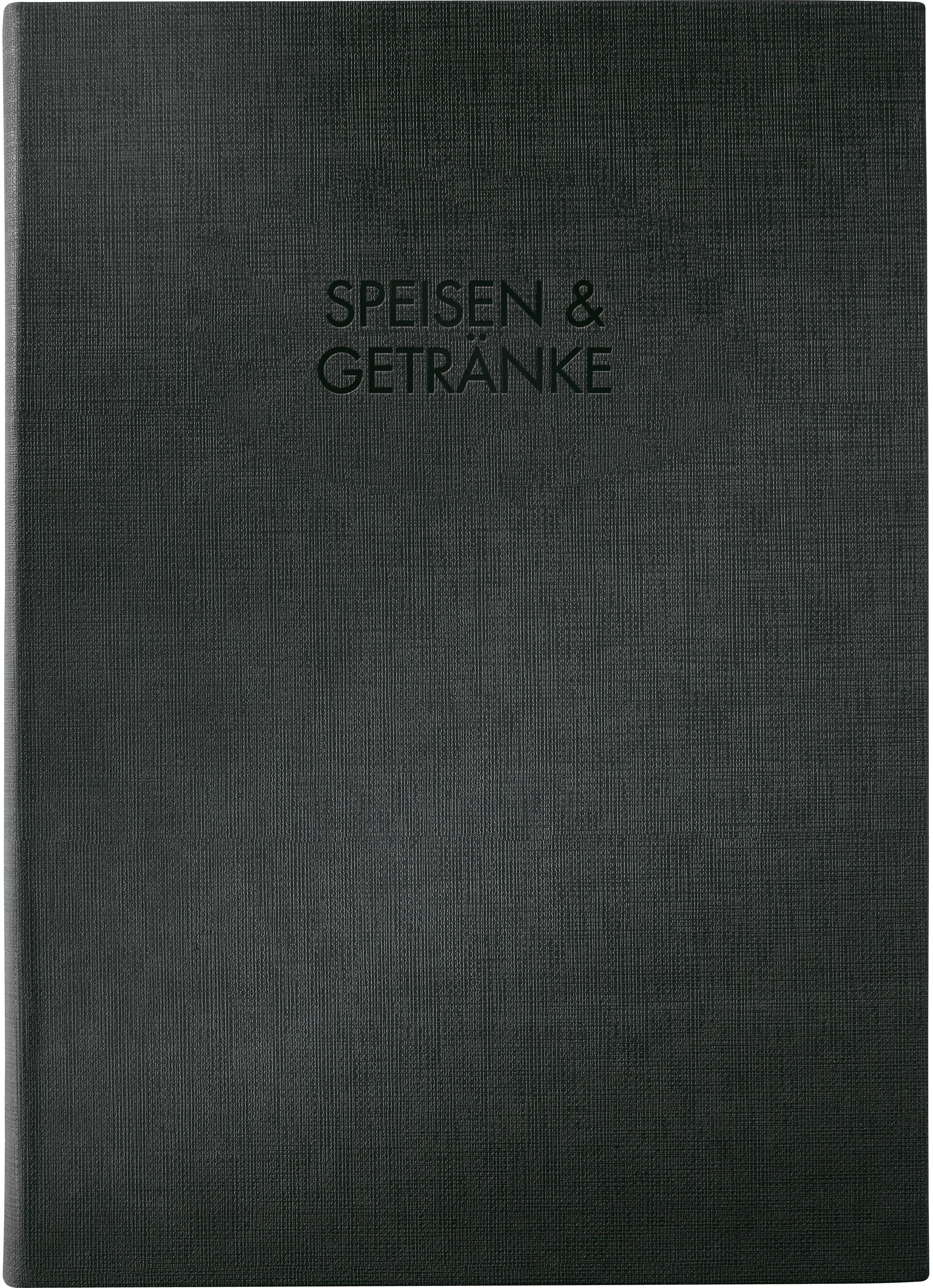 SIGEL Speisekarten-Mappe A4 SM111 schwarz