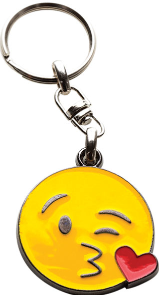photo SILCA Porte-clés Baiser AVK7258 nickel