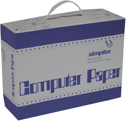 SIMPLEX Computer paper A4 38003 blanc/orange 1000 pcs. blanc/orange 1000 pcs.