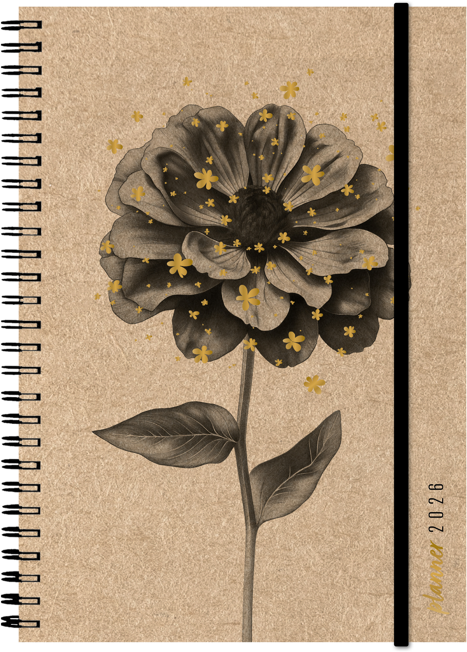 photo SIMPLEX Agenda Harmony 2026 40607.26 1S/2P Flower ML 14.8x21cm