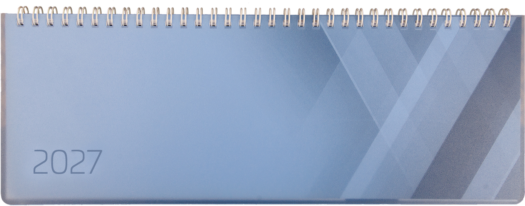 photo SIMPLEX Calendrier horiz. Colors 2027 40655.27 1S/2P bleu ML 29x10.5cm