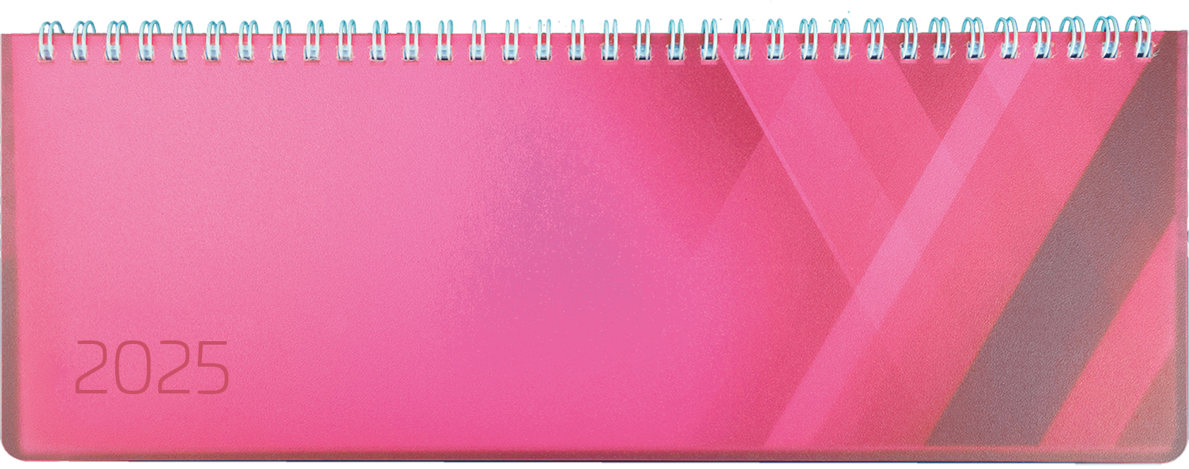 SIMPLEX Calendrier horiz. Colors 2025 40657.25 1S/2P pink ML 29x10.5cm
