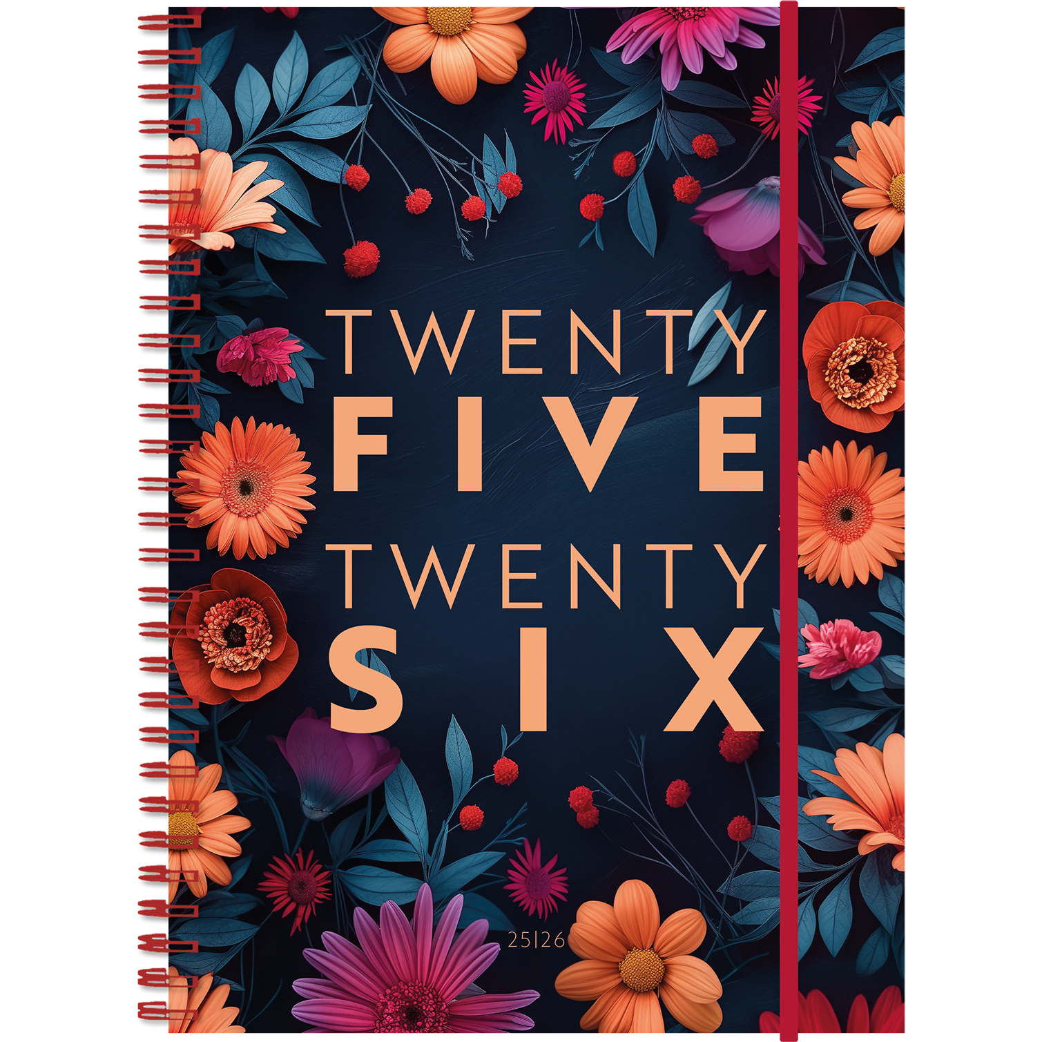 photo SIMPLEX Agenda scolaire Touch 25/26 500235.26 1S/2P 17M Flowers ML 14.8x21cm
