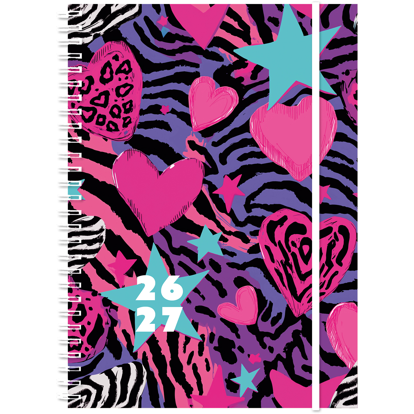 photo SIMPLEX Agenda scolaire Touch 26/27 500431.27 1S/2P 17M Heart ML 12x16.5cm