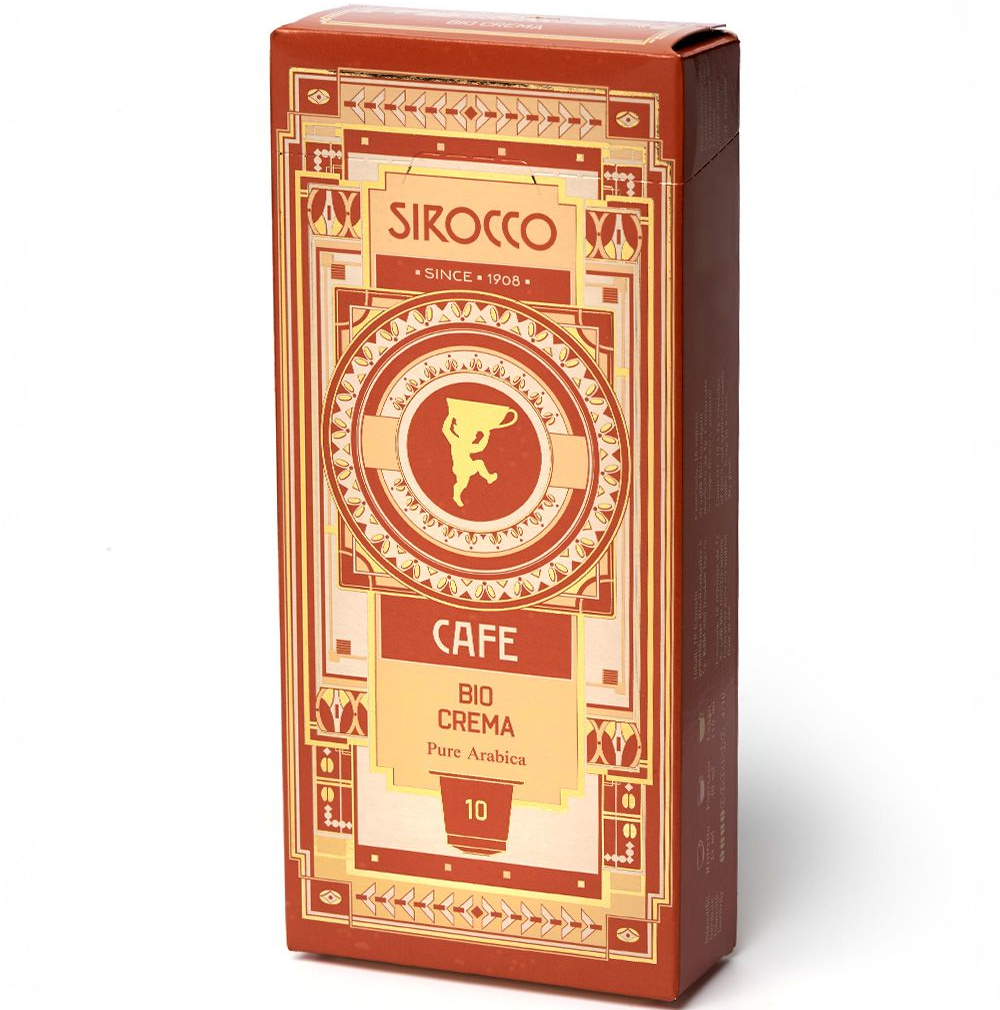 photo SIROCCO Capsules de café 2960 Bio Crema 10 pcs.