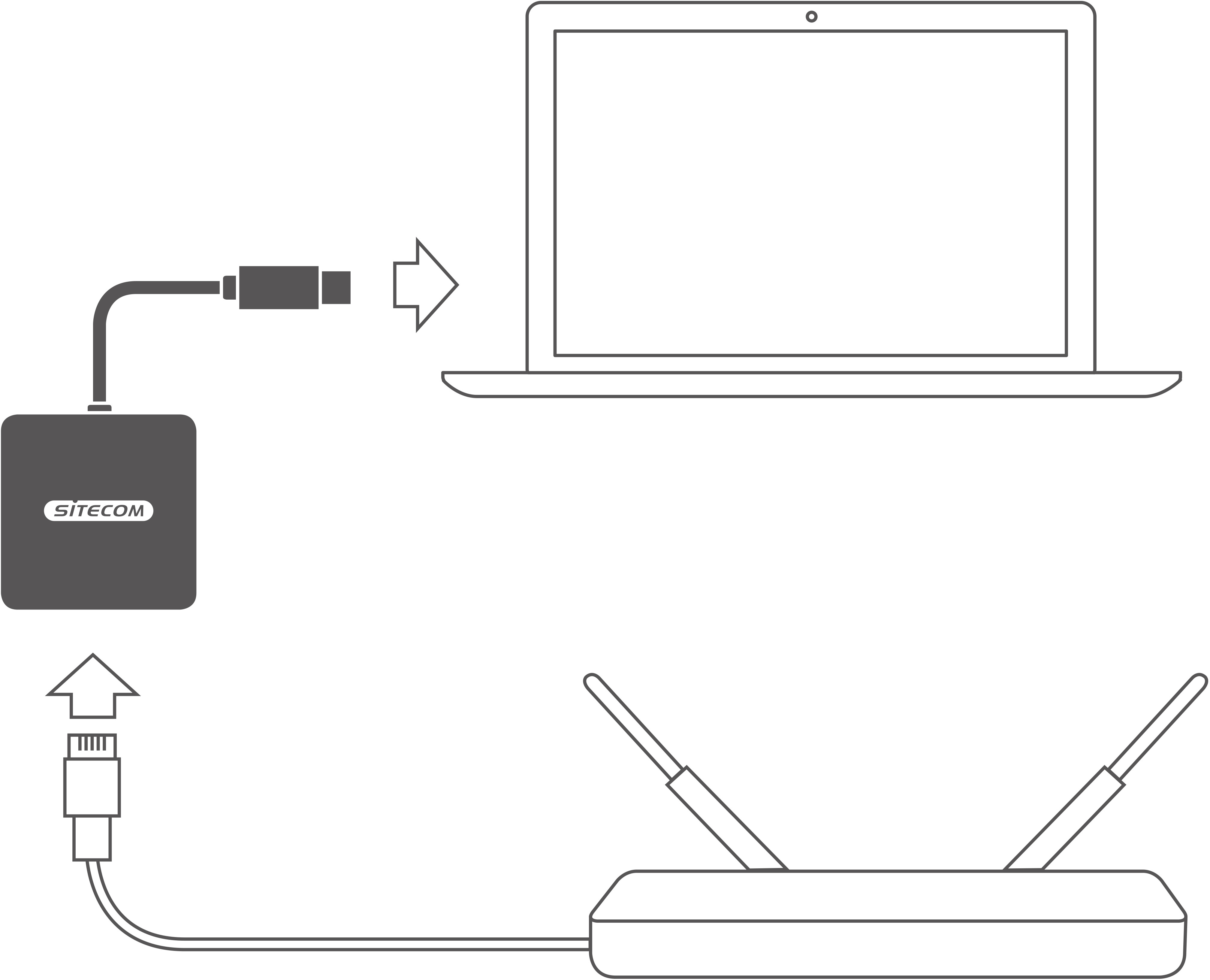 SITECOM USB 3.0 to GB LAN Adapter CN-341