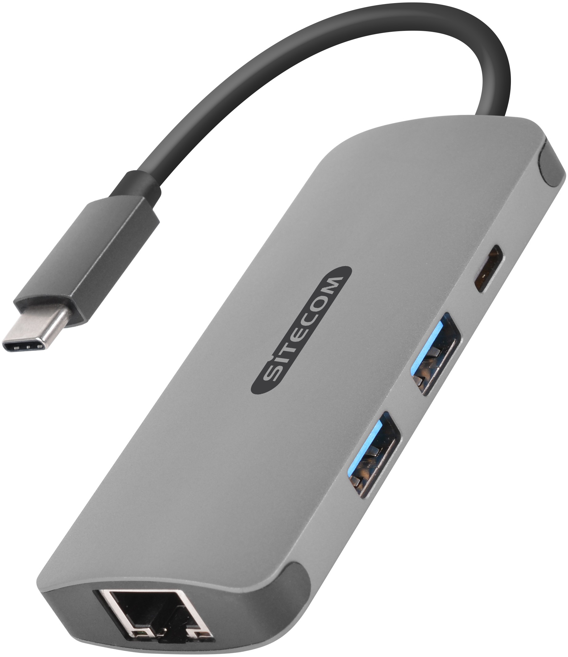 SITECOM USB-C to GB LAN Adapter CN-378 2x USB-A USB-C PD 2x USB-A USB-C PD