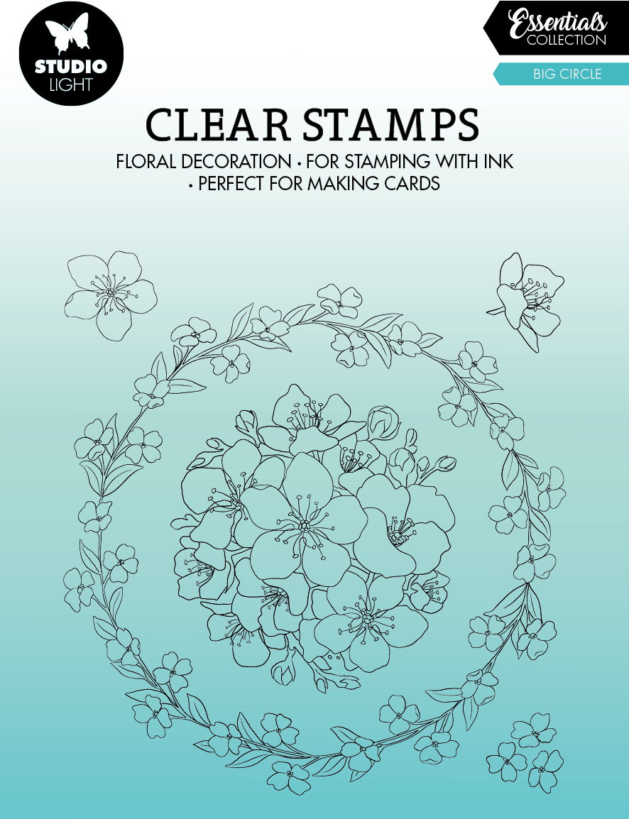 SIZZIX Tampon transp. 11.9x12.9x0.3cm STAMP368 grands cercles
