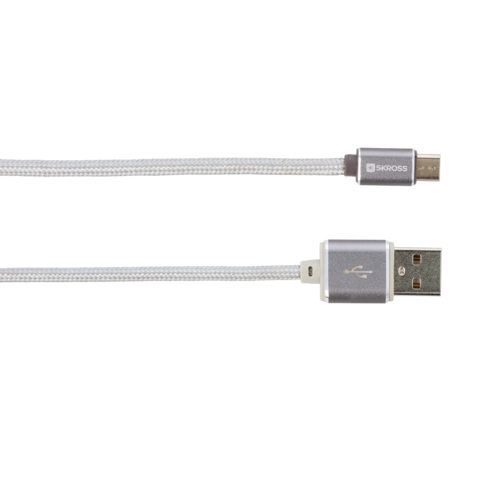 SKROSS Charge'n Sync - Steel Line 2.700240 Micro USB grey