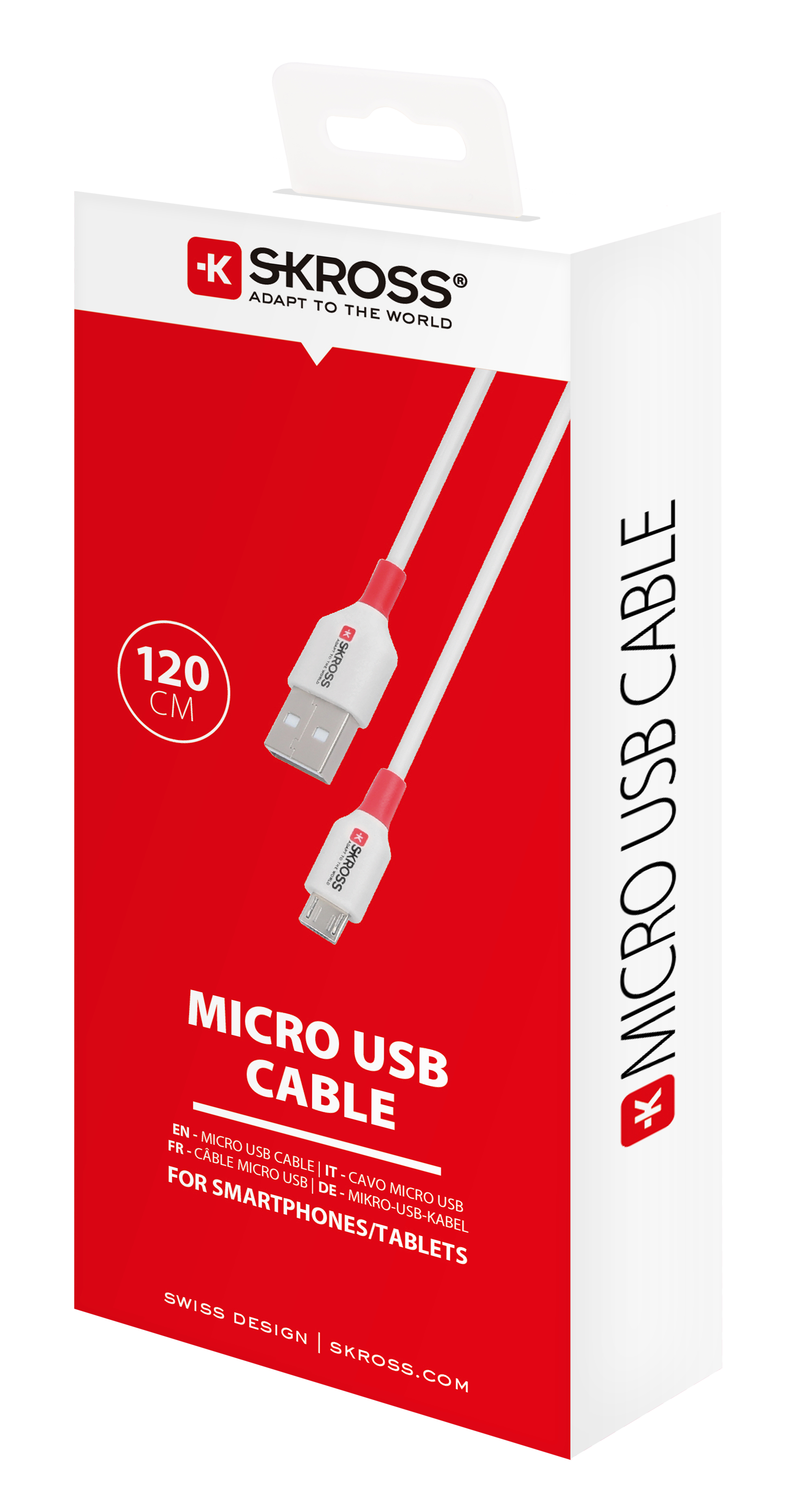 SKROSS Micro USB Cable SKCA0001A-M120CN 1.2m wht 1.2m wht
