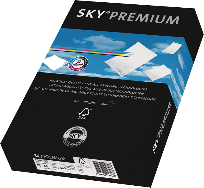 SKY Premium Papier A3 88151279 80g, blanc 500 feuilles