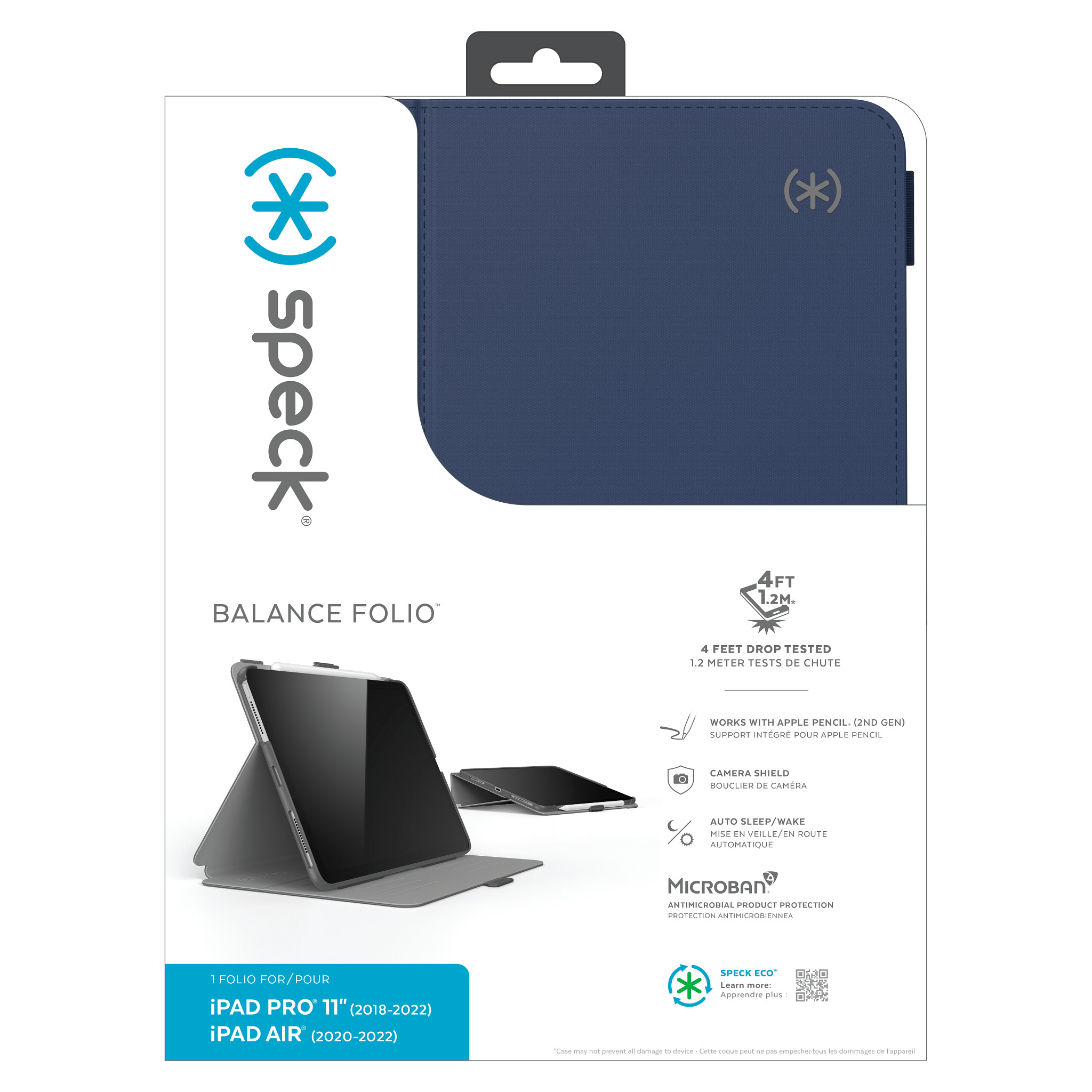 SPECK Balance Folio Blue/Grey 150194-9322 iPad Pro11(18-22)&Air(20-22)