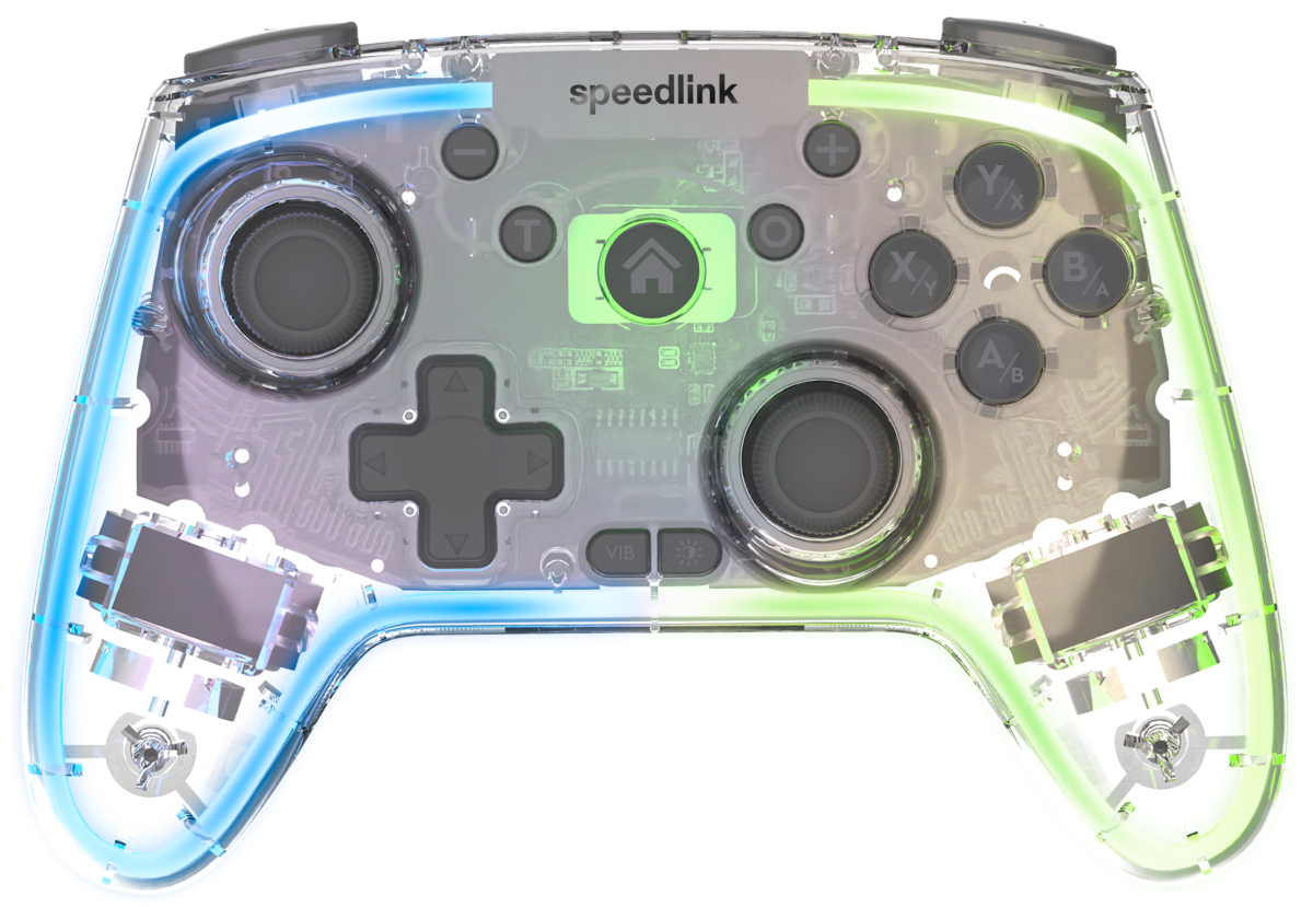SPEEDLINK RAIT NX RGB Gamepad SL-650115-CR Wirel.Wired,PC/And.Swit.OLED