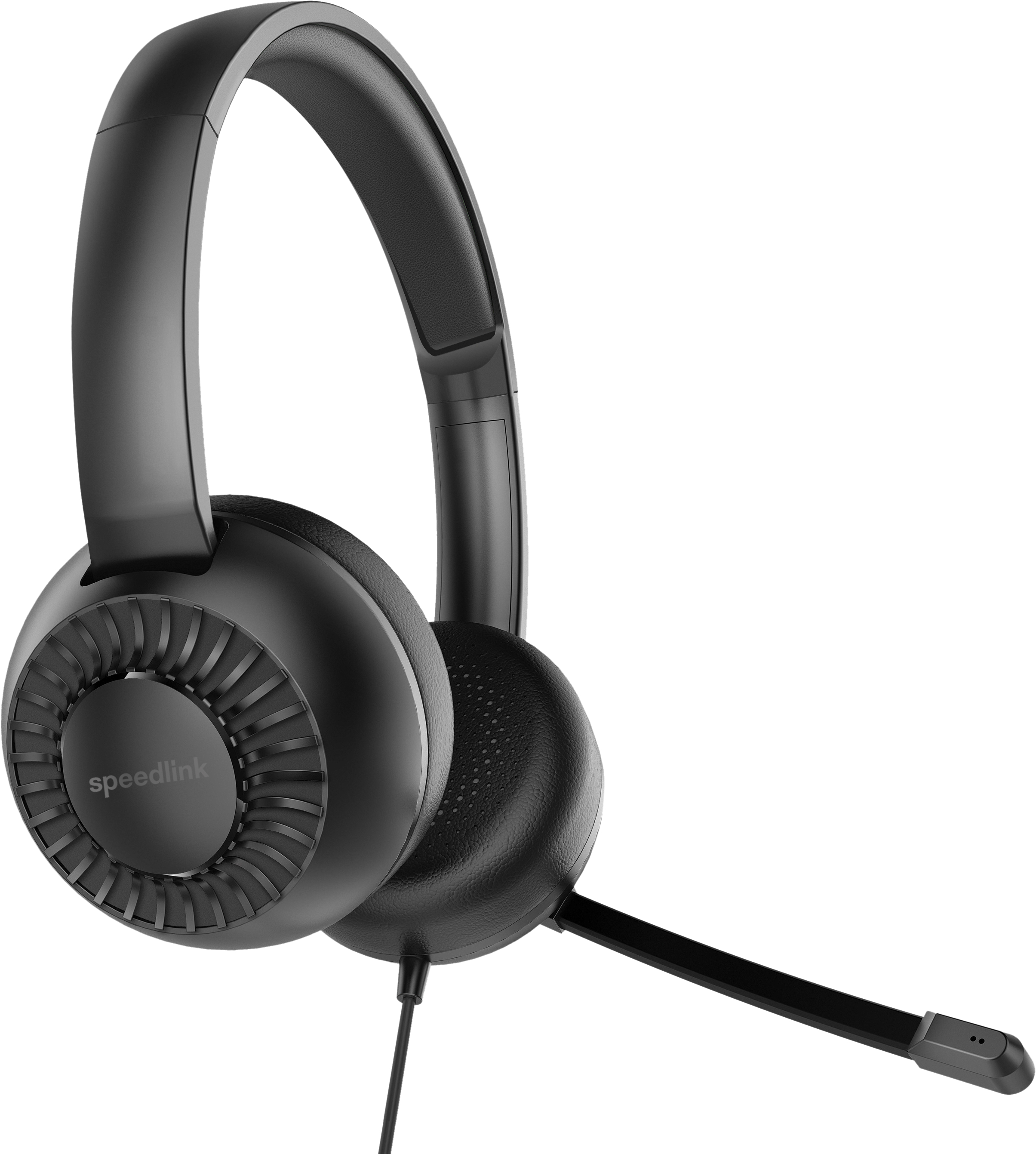 SPEEDLINK METIS Stereo Headset SL-870006-BK black, 3.5mm, Y-Adapter