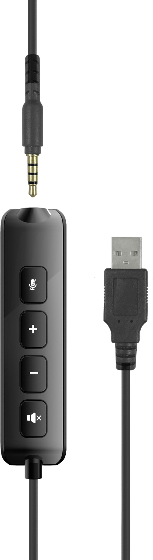SPEEDLINK METIS USB Stereo Headset SL-870007-BK black, 3.5mm, USB Soundcard
