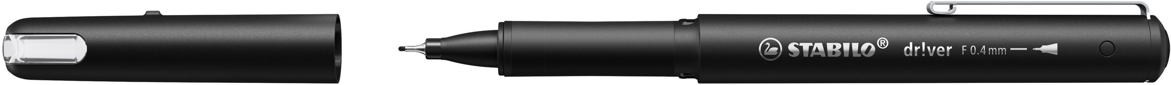 photo STABILO Fineliner driver fine 0.4mm 1088/46 noir
