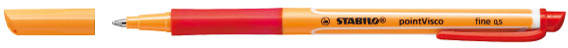 STABILO Rollerball pointVisco 0.5mm 1099/40 rouge