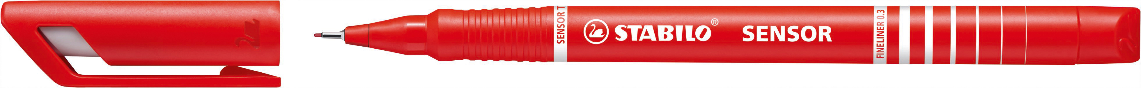 STABILO Stylo Fibre sensor 0,3mm (F) 189/40 rouge rouge