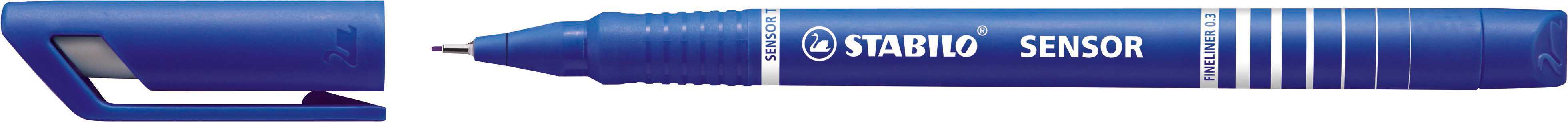 STABILO Stylo Fibre sensor 0,3mm(F) 189/41 bleu