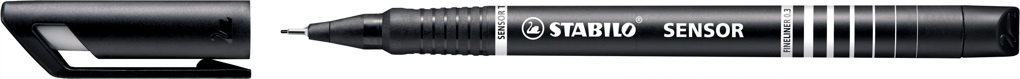 STABILO Stylo Fibre sensor 0,3mm(F) 189/46 noir