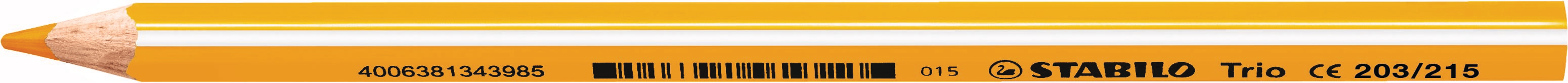 STABILO Crayon de couleur ergo. 4,2mm 203/215 Trio dick jauneorange