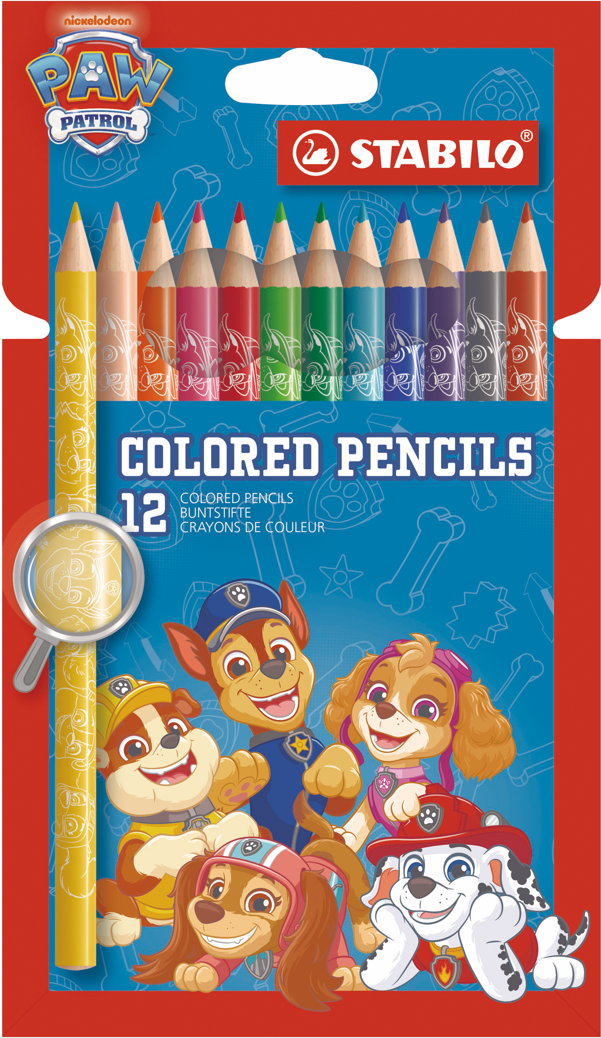 STABILO Farbstifte 207/12-01 Paw Patrol Edition 12 Stück