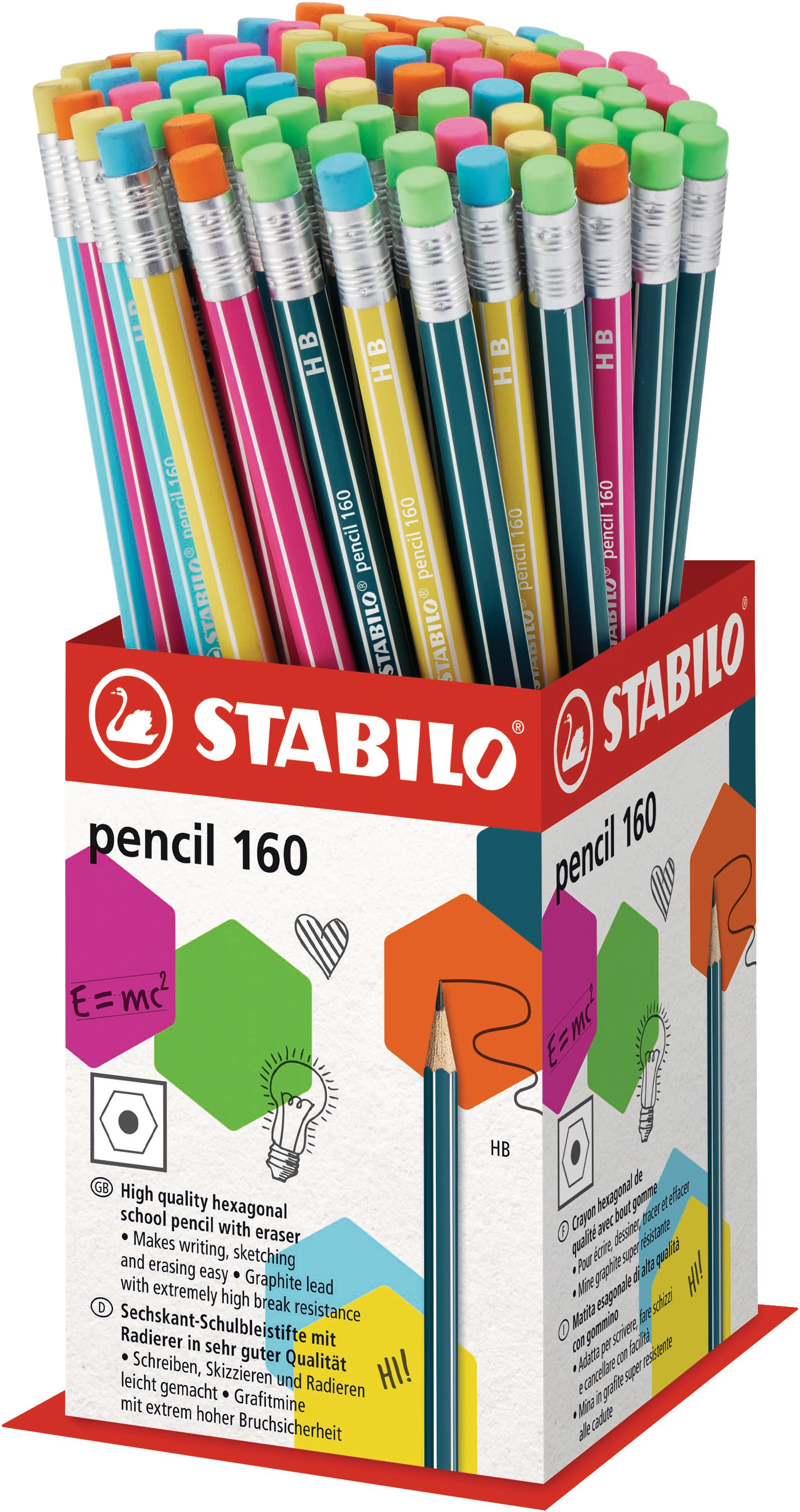 STABILO Crayon 2160/72-1HB