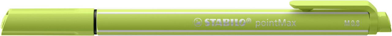 STABILO Stylo fibrePointMax 0.8mm 488/14 vert citron