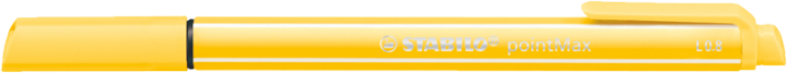 STABILO Stylo fibre 0,8mm 488/44 pointMax jaune pointMax jaune