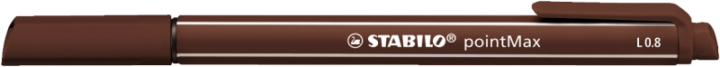 STABILO Stylo fibre 0,8mm 488/45 pointMax brun pointMax brun