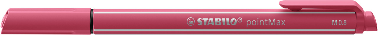 STABILO Stylo fibrePointMax 0.8mm 488/49 rouge framboise