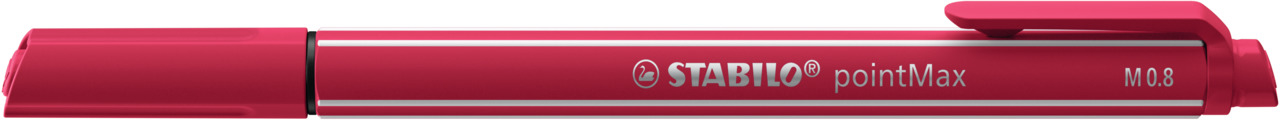 STABILO Stylo fibrePointMax 0.8mm 488/50 rouge foncé