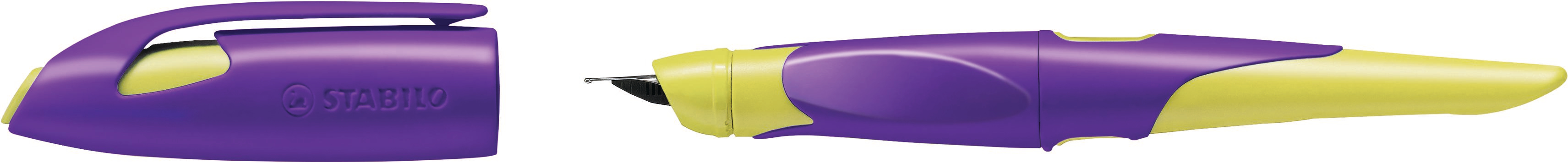 STABILO Stylo plume EASYbirdy R 5012/341 jaune/violet Start