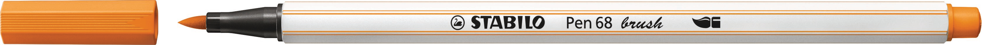 STABILO Stylo Fibre 68 brush 568/54 orange