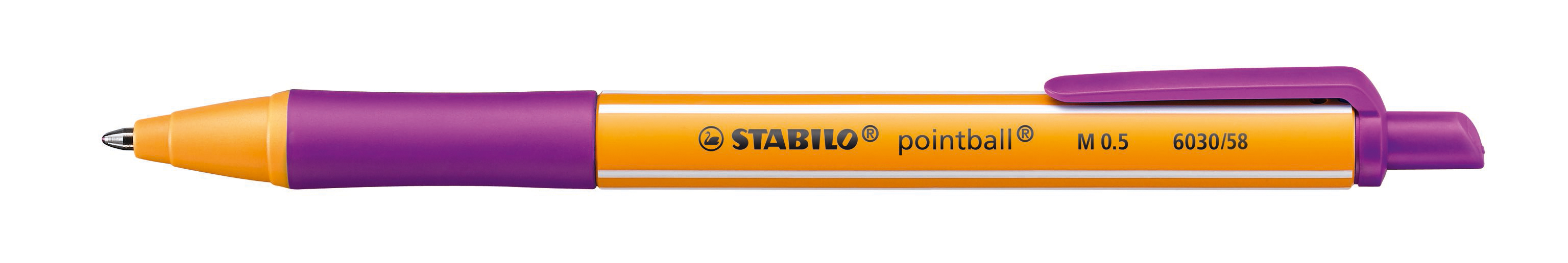 STABILO Stylo à bille pointball 0.5mm 6030/58 pourpre