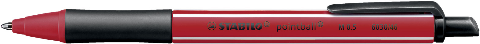 photo STABILO Stylo à bille pointball 0.5mm 6034/1-41 bordeaux