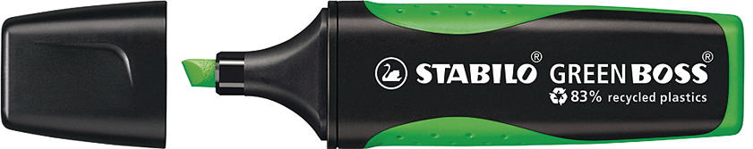 STABILO Textmarker GREEN BOSS 2-5mm 6070/33 vert