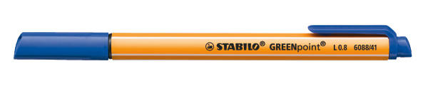 STABILO Stilo fibre GREENpoint 0.8mm 6088/41 bleu