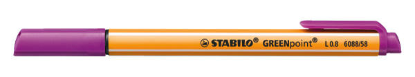 STABILO Stilo fibre GREENpoint 0.8mm 6088/58 mauve